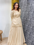 Ruhani Chinon Silk Sequins &  Lehenga Set