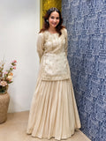 Ruhani Chinon Silk Sequins &  Lehenga Set