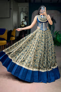 Raasrang Designer Viscose Chanderi Cotton Navratri Lehenga Choli For Women