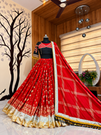 Saanvi Heavy French Crap Foil Print Lehenga Choli Set