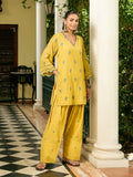 Yasmin Mustard Yellow Floral Embroidered Kurta Set