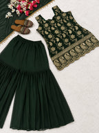 Zoya Emerald Embroidered Kurti