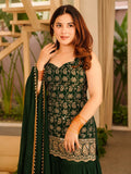 Zoya Emerald Embroidered Kurti