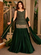 Zoya Emerald Embroidered Kurti