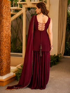 Wine Designer Sharara Set