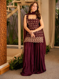 Wine Designer Sharara Set
