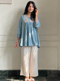 Janki Cotton Embroidery Co-ord Set