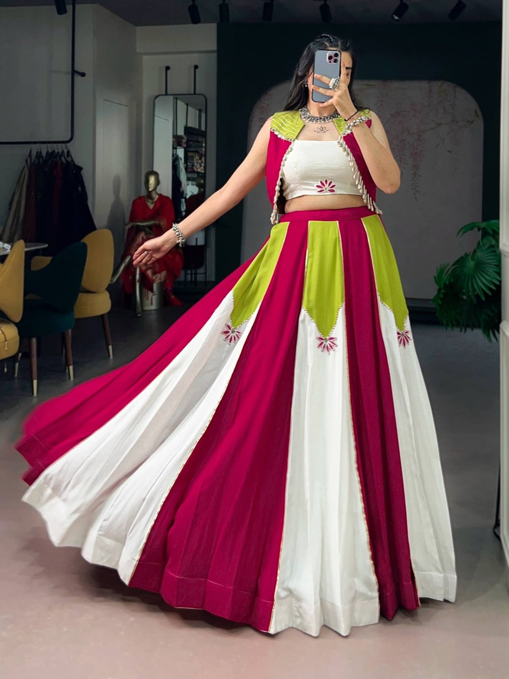 Morli Pearl Flair Lehenga Set