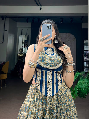 Neelkamal Mirror Charm Lehenga Set