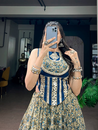 Neelkamal Mirror Charm Lehenga Set