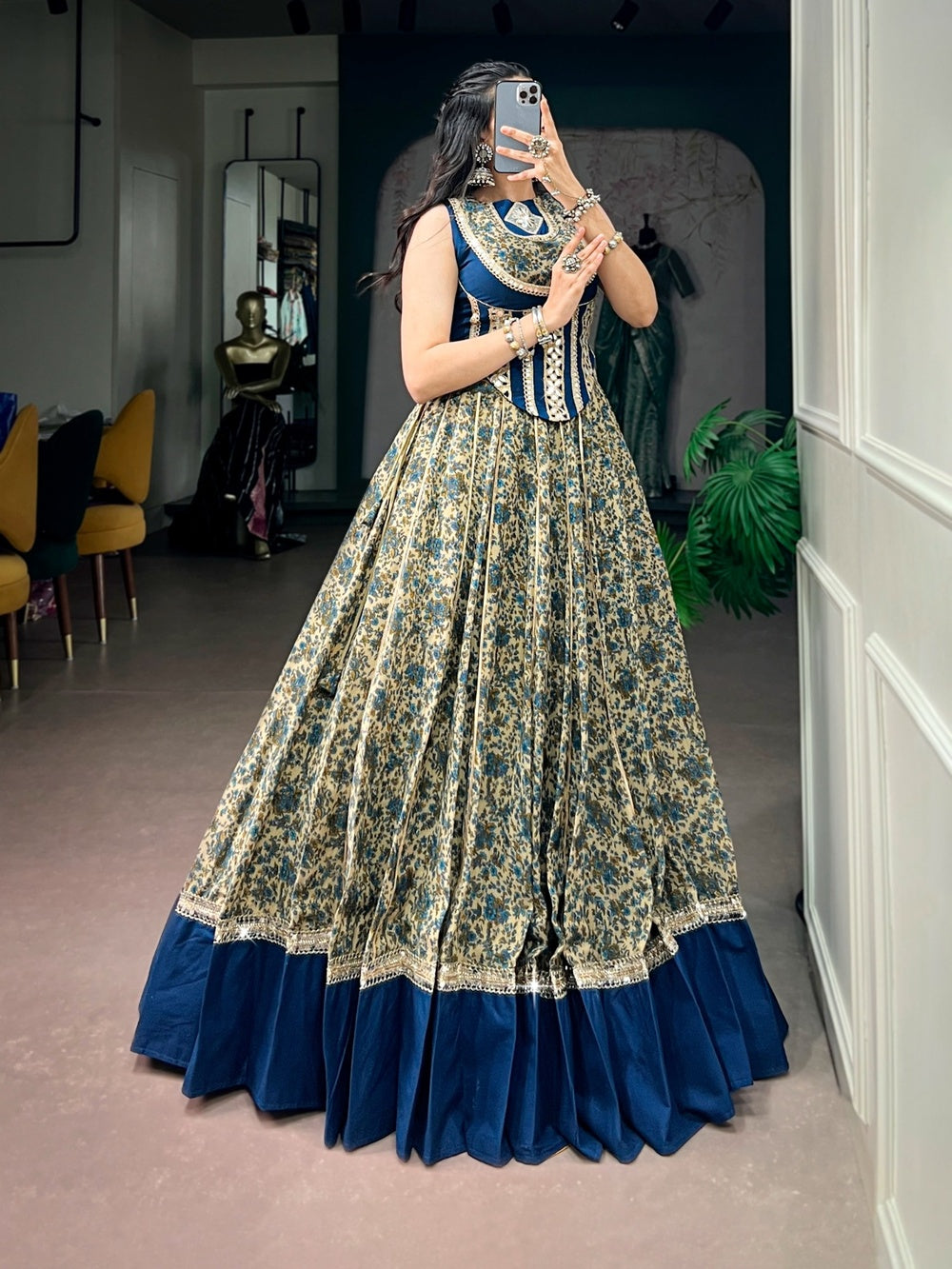 Neelkamal Mirror Charm Lehenga Set