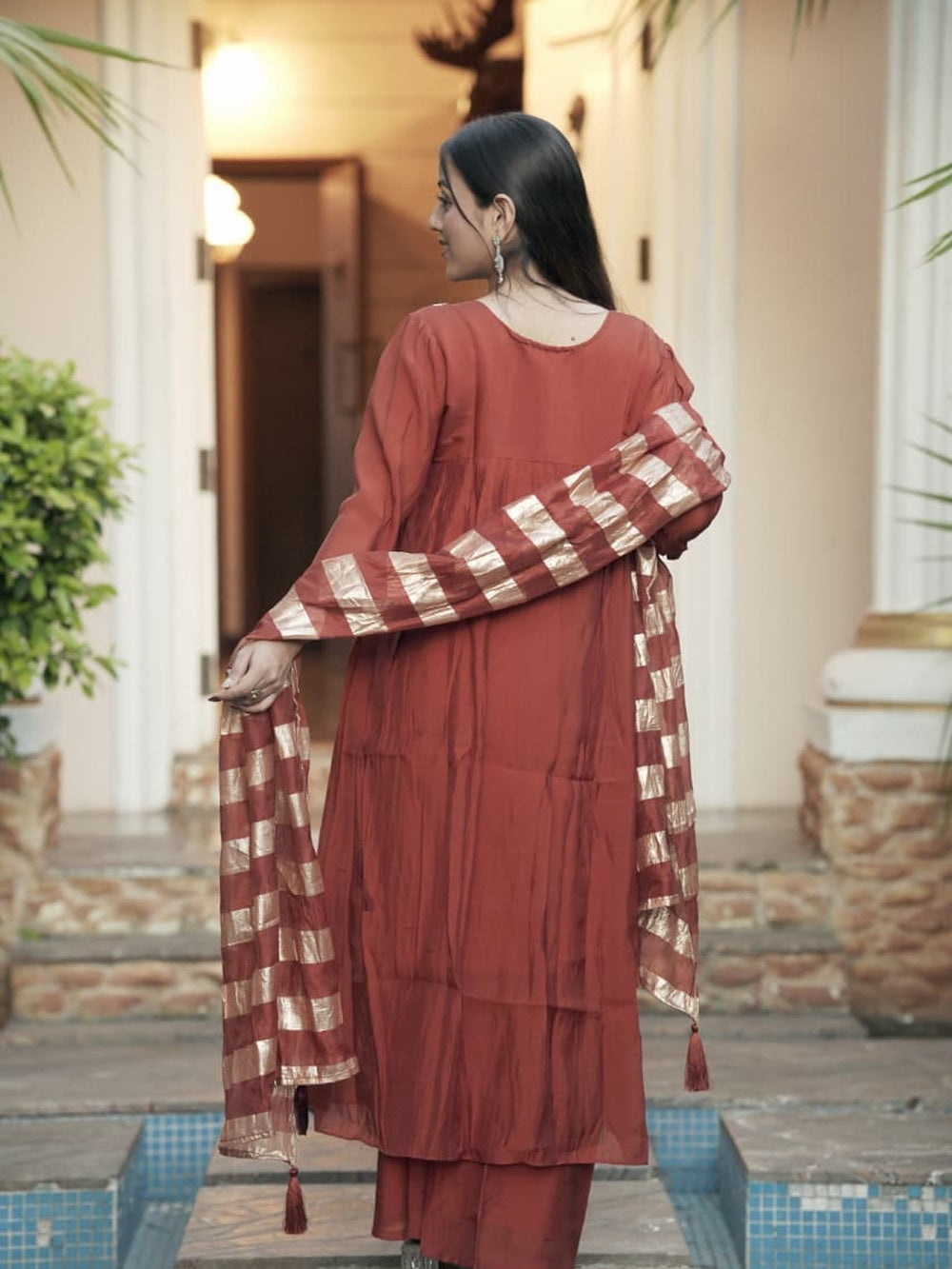 Heer Khatli Chanderi Suit Set
