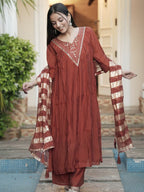 Heer Khatli Chanderi Suit Set